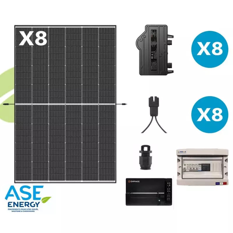 Kit Solaire autoconsommation 4000W Enphase IQ8P