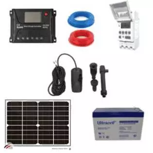 Pompe Solaire 1200L/H Avec Leds et Batterie De Secours par Solaray™ 169,99 €