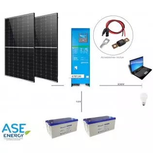 Kit solaire 1275W 48V 230V easyconnect pour site autonome