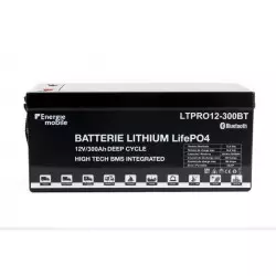 Batterie Lithium 300Ah 12V BMS Bluetooth 250A Energie Mobile