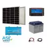 Kit solaire 50W 12V 230V pour site autonome