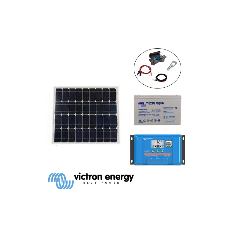 Kit solaire 55W 12V Victron pour site autonome