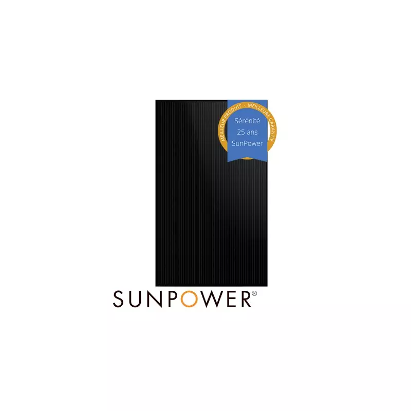 Panneau solaire 405W 24V Sunpower 6AC avec micro onduleur Enphase