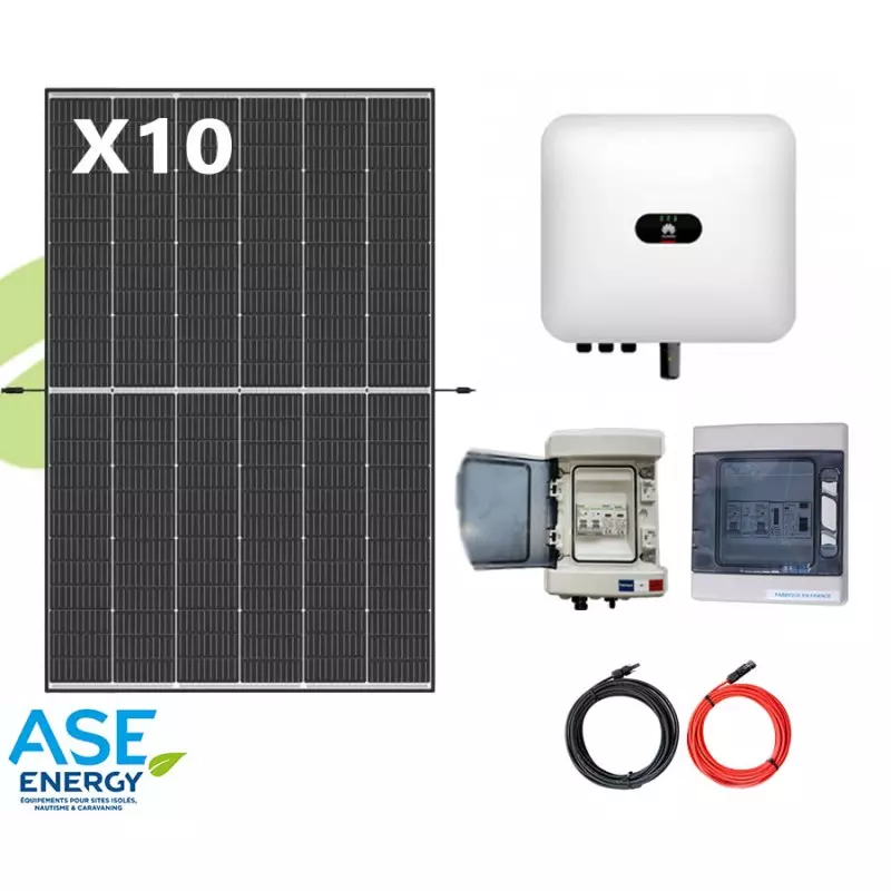 Kit solaire autoconsommation 5000W onduleur central Huawei