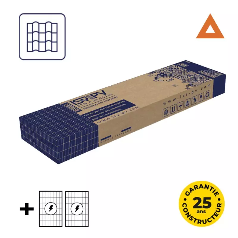 Extension sur tuiles mécaniques 2 panneaux - ISY-BOX