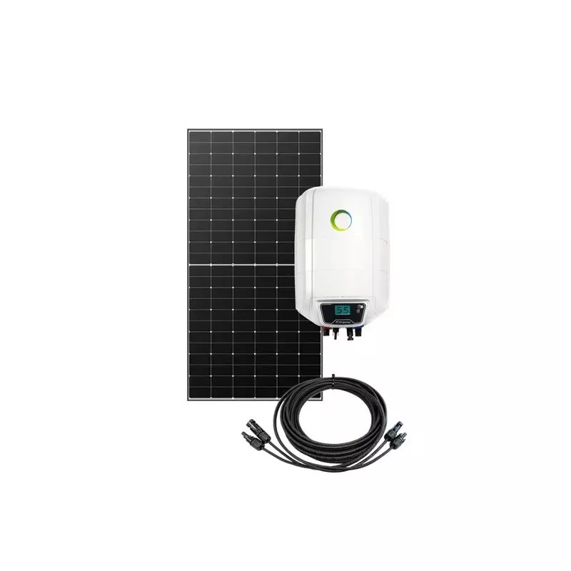 Kit solaire chauffe-eau photovoltaïque 30L Hybride 820Wc