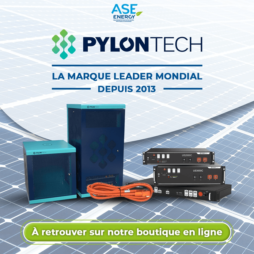 Batterie et armoire rack de batteries Pylontech chez ASE ENERGY