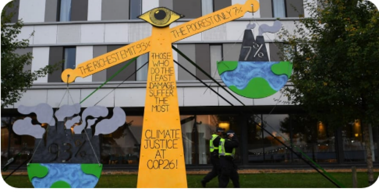 Justice climatique : des mobilisations citoyennes en marge de la dernière COP26