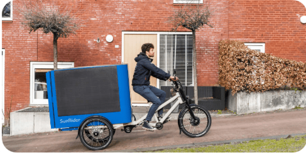 Découvrez le premier vélo solaire utilitaire nommé SunRider !